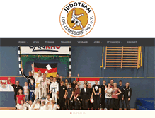 Tablet Screenshot of judoteam-zernsdorf.de